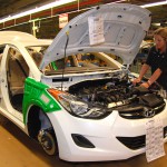 2011 Elantra on Assembly Line at HMMA
