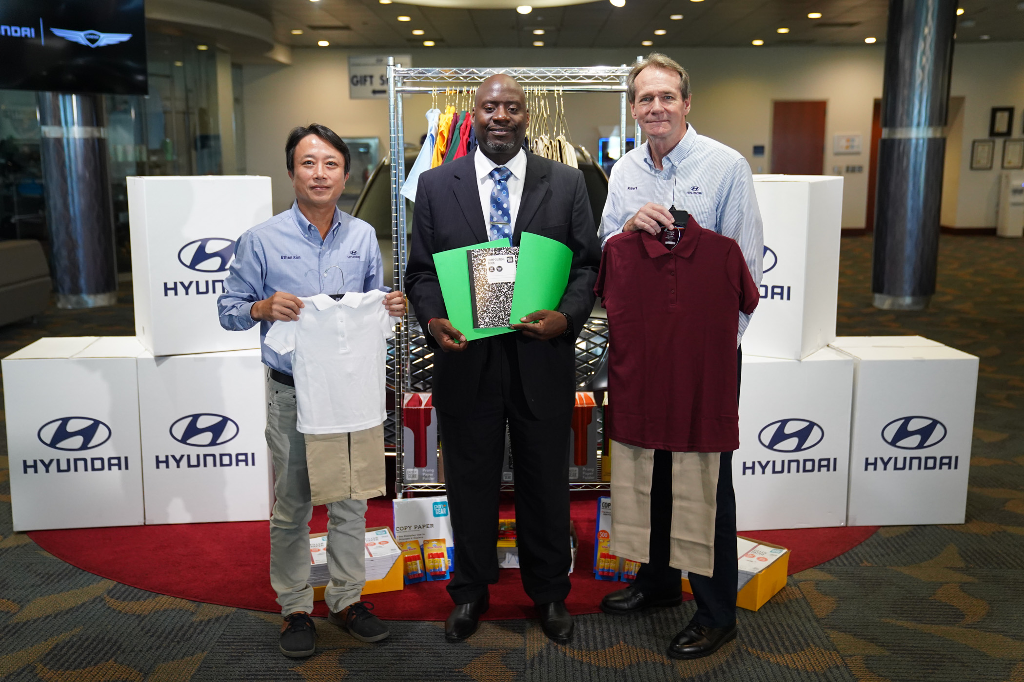 HMMA TEAM MEMBERS DONATE SUPPLIES AND UNIFORMS FOR SELMA CITY SCHOOLS
